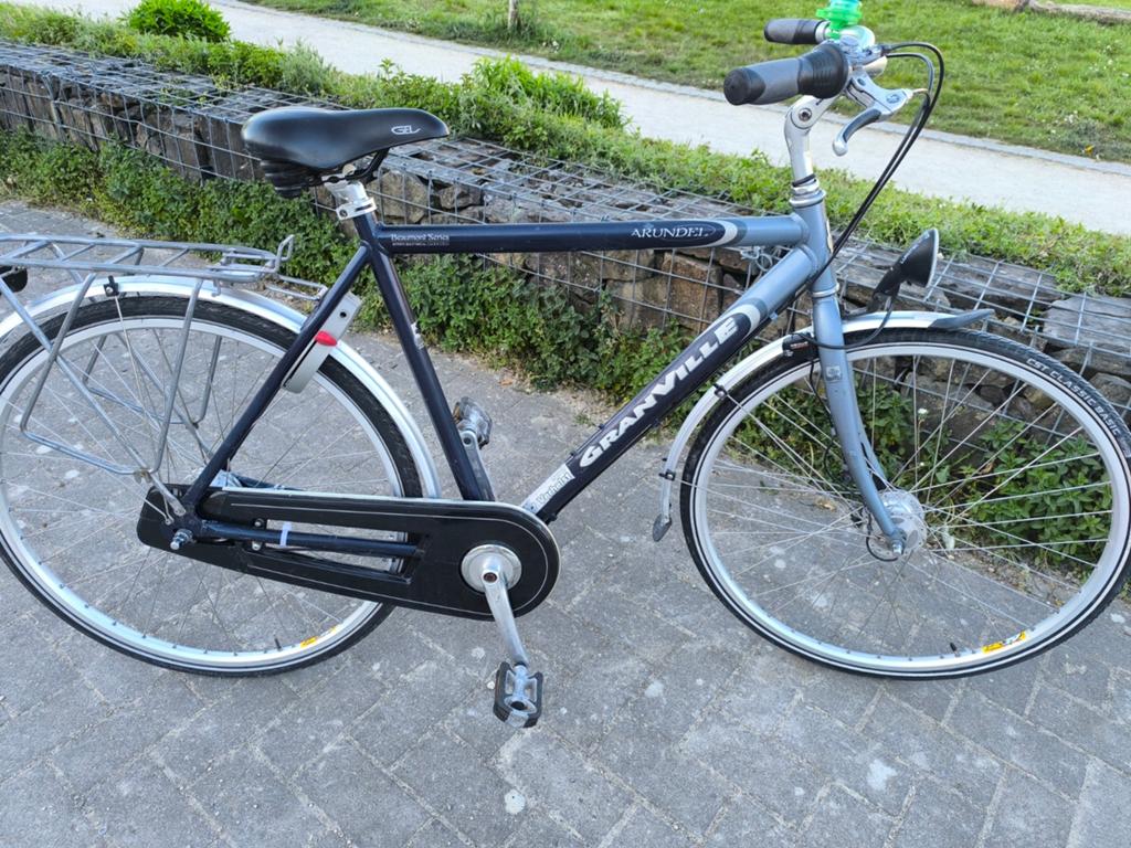 Granville Herenfiets uitstekende conditie, Fietsen en Brommers, Velgrem, Versnellingen, Zo goed als nieuw, 53 tot 57 cm