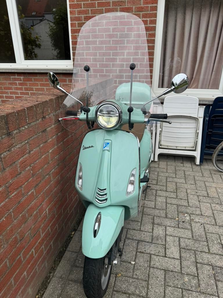 Vespa Primavera 2019 A-KLASSE Mint Green (munt groen), Autres modèles, Enlèvement, Utilisé, Classe A (25 km/h)