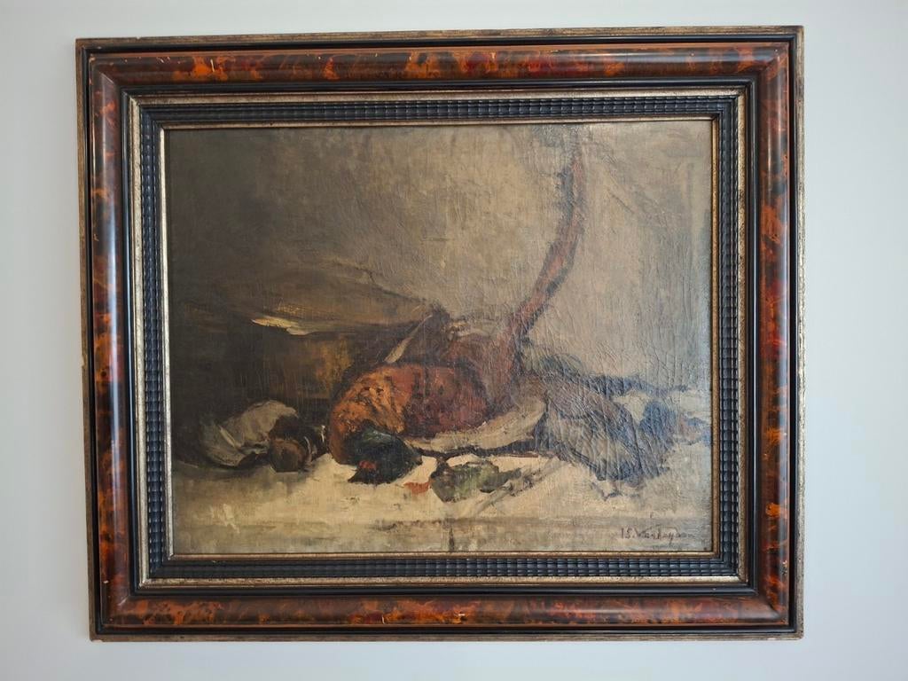 Stilleven Isidore Verheyden (met certificaat), Antiquités & Art, Art | Peinture | Classique, Enlèvement