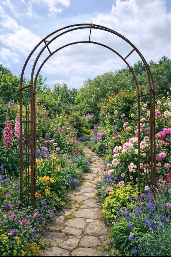 Rozenboog Giovannie, Tuin en Terras, Tuinhekken en Hekwerk, Ophalen of Verzenden
