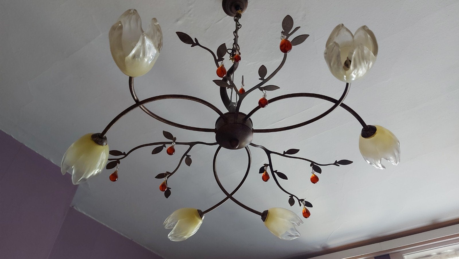 Mooie plafondlamp, Ophalen, Zo goed als nieuw, Plafondlamp