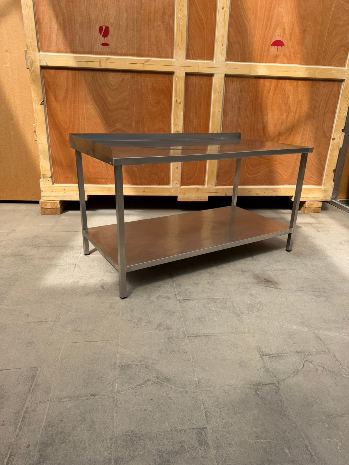 Plan de travail Inox professionnel plusieurs disponible, 150 à 200 cm, Enlèvement, Utilisé, 50 à 75 cm