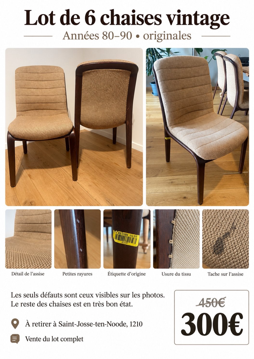 VIDE-APPARTEMENT URGENT, Ophalen, Zo goed als nieuw