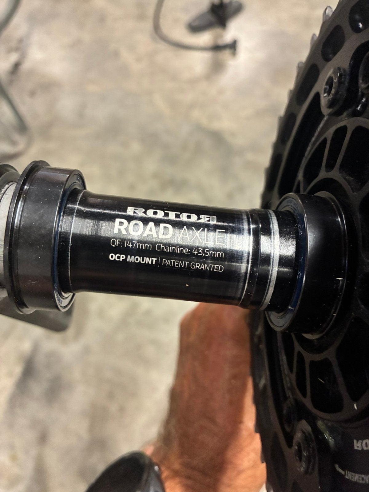 Crankstel Rotor, Fietsen en Brommers, Ophalen, Gebruikt