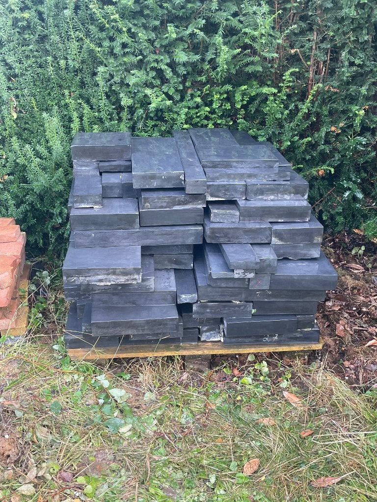 blauwe steen, Ophalen, Gebruikt, 5 tot 10 m², Natuursteen