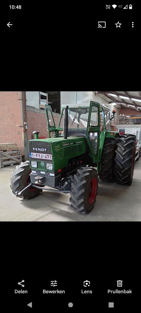 Fendt 105s, Enlèvement, Fendt