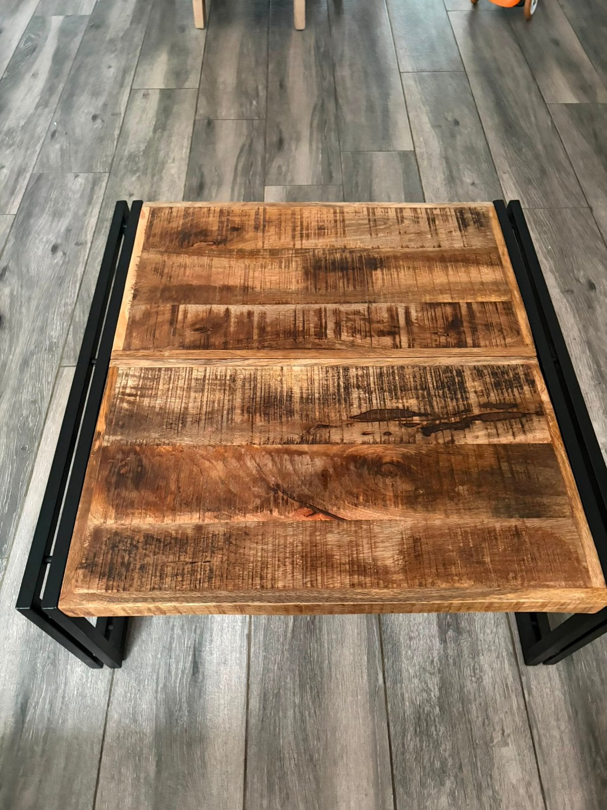 Salontafel (mangohout), Ophalen, Zo goed als nieuw