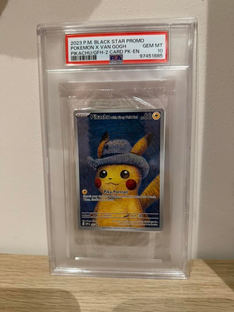 Pikachu van gogh sealed PSA 10!, Hobby en Vrije tijd, Verzamelkaartspellen | Pokémon, Ophalen of Verzenden, Nieuw, Losse kaart