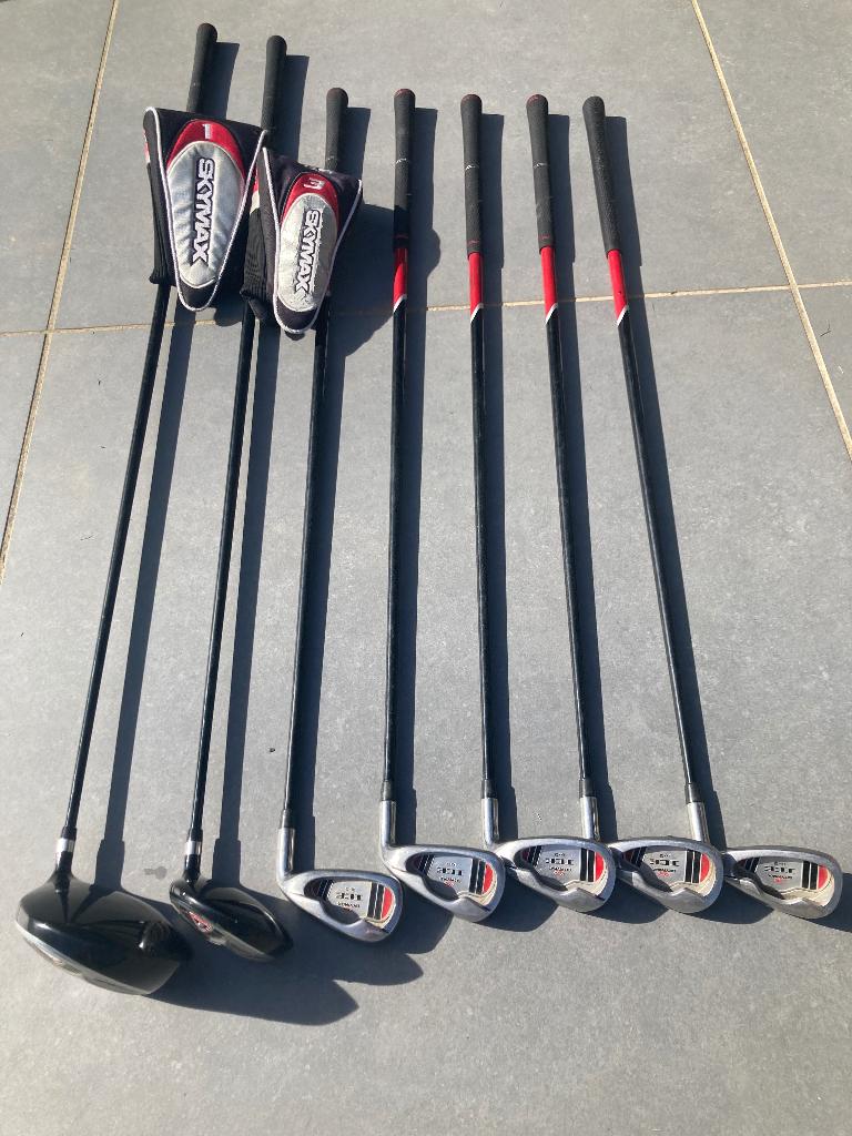 SKYMAX Skymax Golfset heren standaard rechtshandig, golf, Sport en Fitness, Golf, Ophalen, Gebruikt, Set, Overige merken