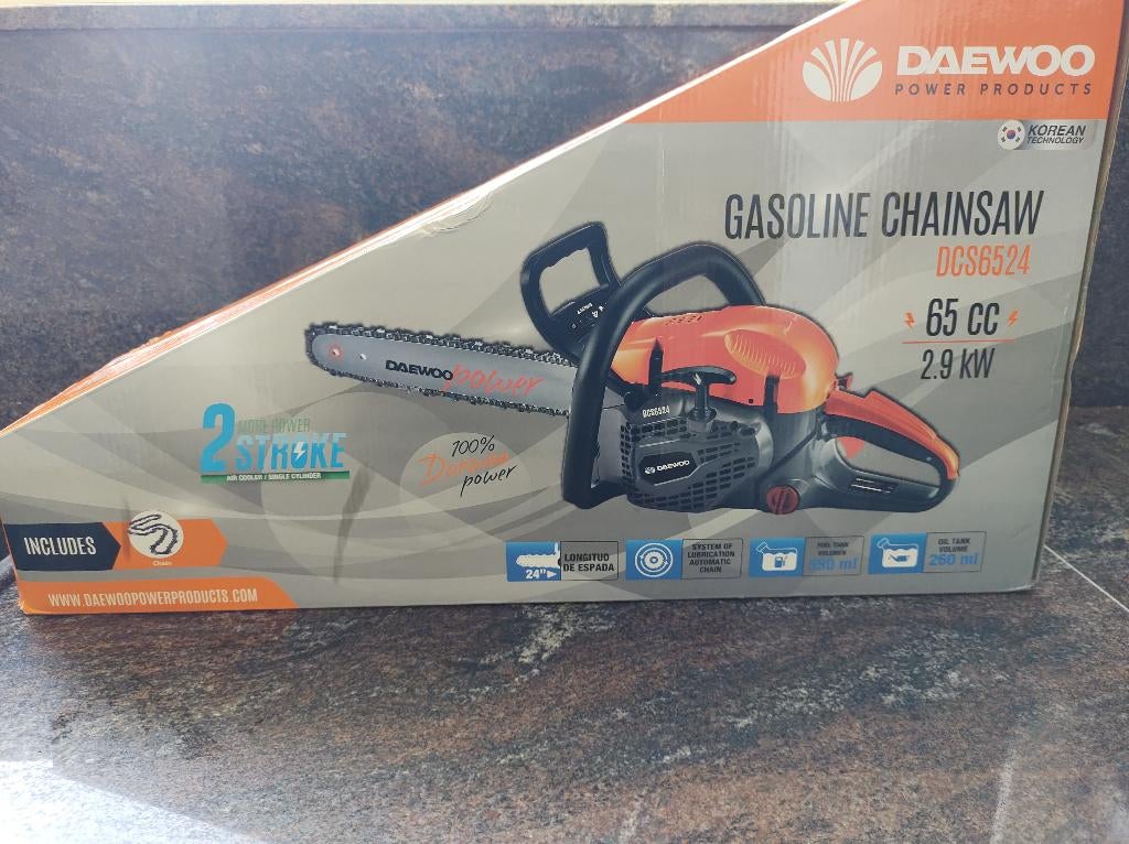 Kettingzaag Daewoo DCS6524, Tuin en Terras, Hand-tuingereedschap, Ophalen, Nieuw, Overige soorten, DAEWOO