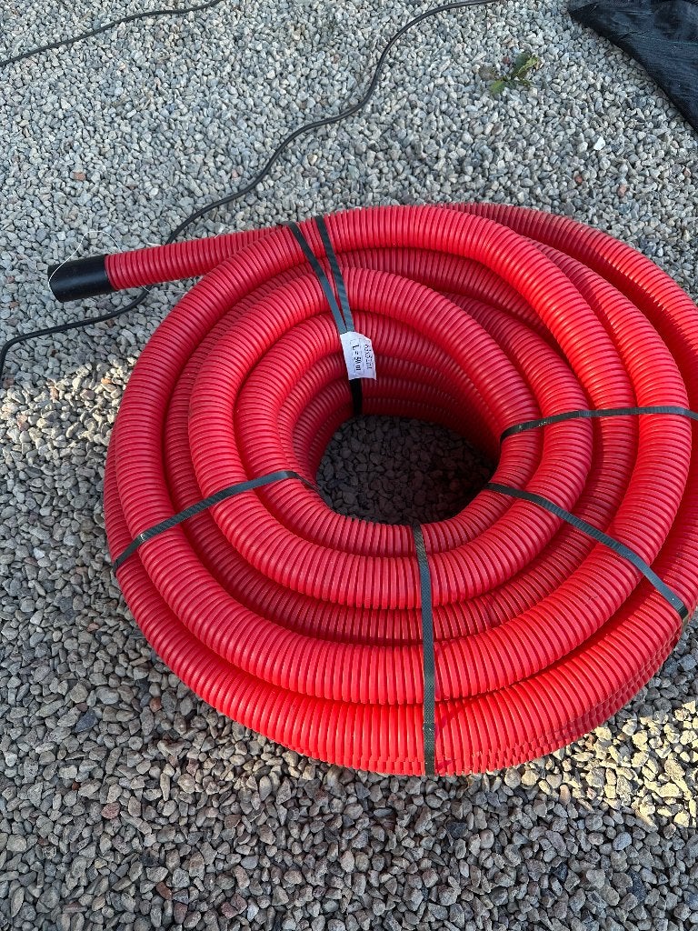 Mantelbuis 50m 60mm, Ophalen, Nieuw, PVC