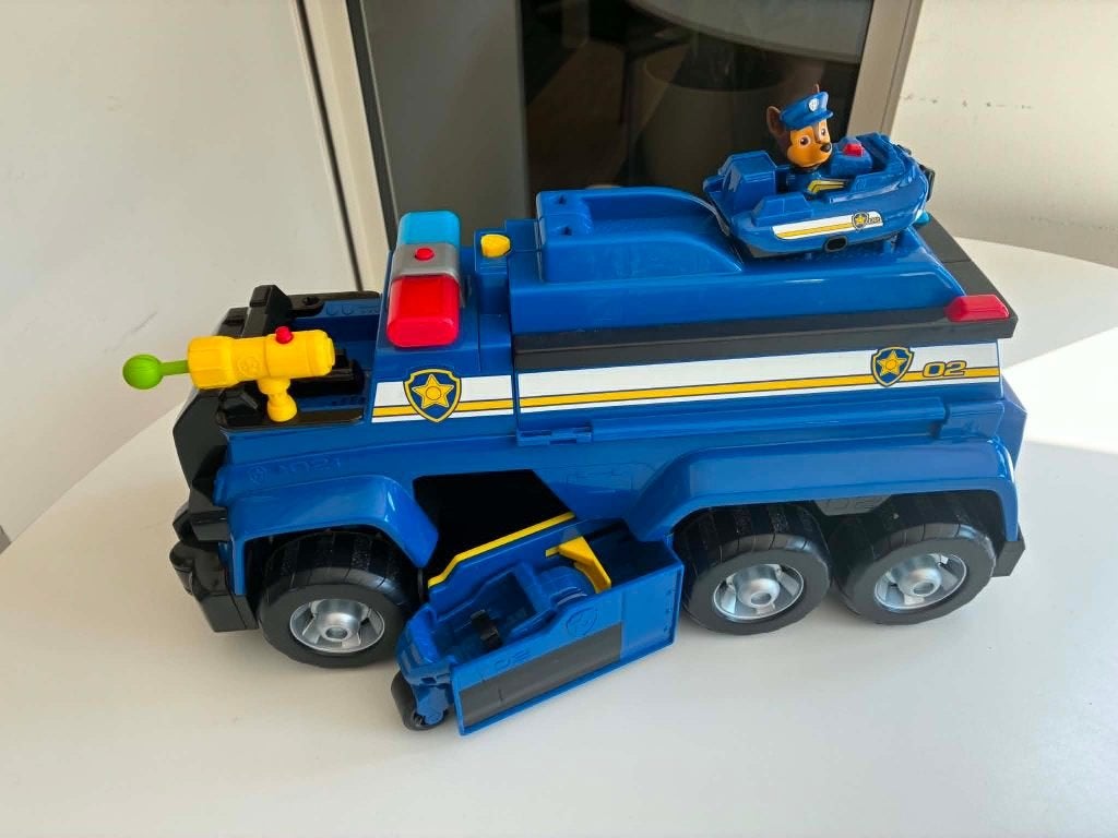 Paw patrol patroller + Chase wagen, Enlèvement, Utilisé, Télécommande