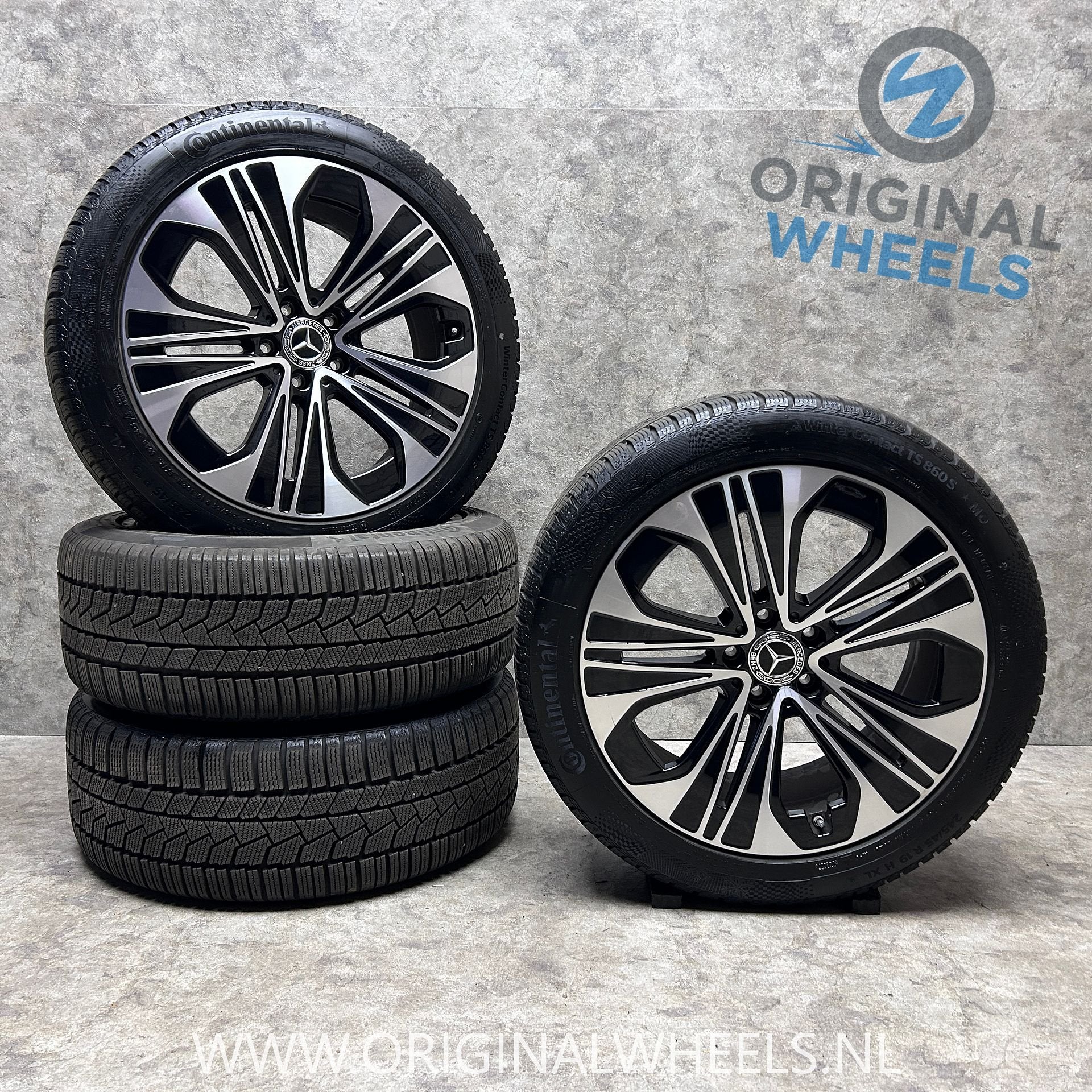 19 inch originele velgen + winterbanden MB E klasse W214, Pneus et Jantes, Véhicule de tourisme, -, 19 pouces
