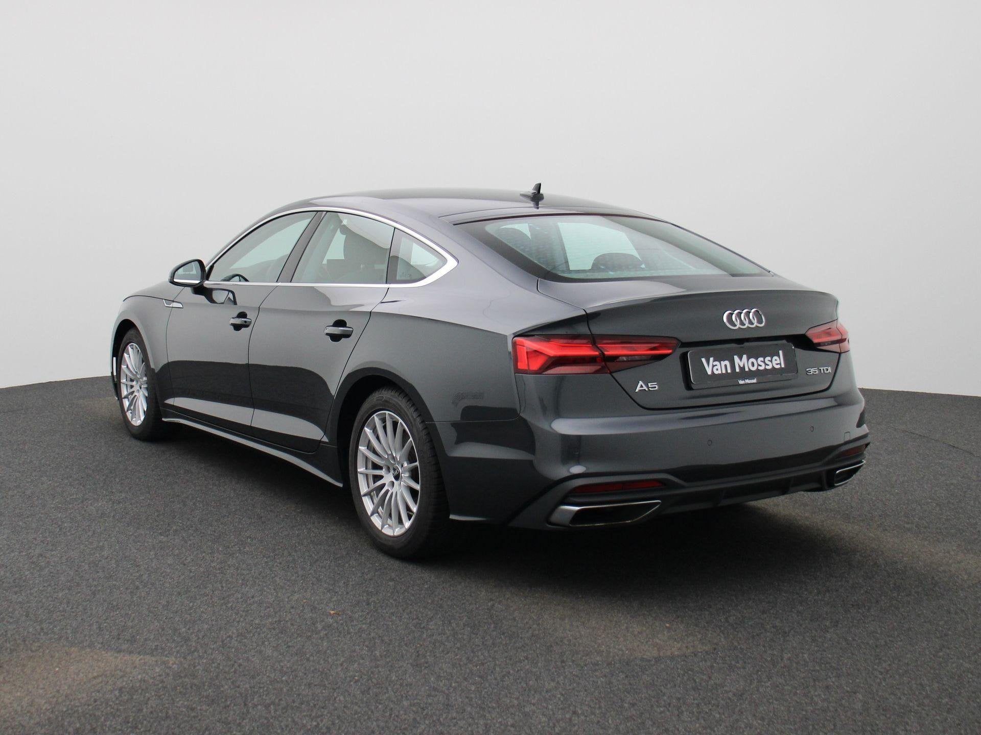Audi A5 Sportback 35 TDI S tronic Business Edition, Autos, Argent ou Gris, Entreprise, Noir, Diesel