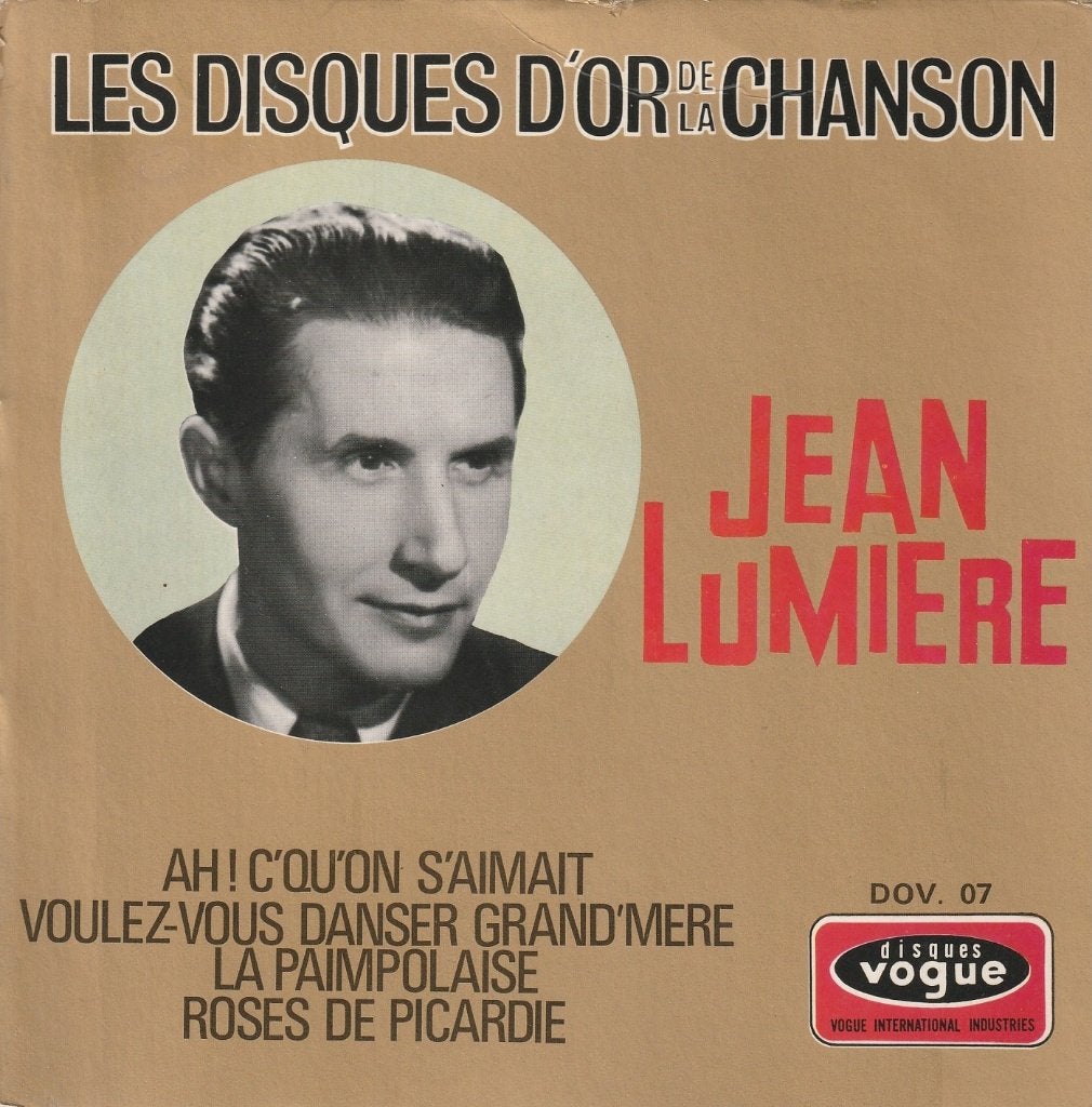 Jean Lumière - Ah ! c'qu'on s'aimait + 3 andere, CD & DVD, Vinyles Singles, 7 inch, Comme neuf, Autres genres, Réédition
