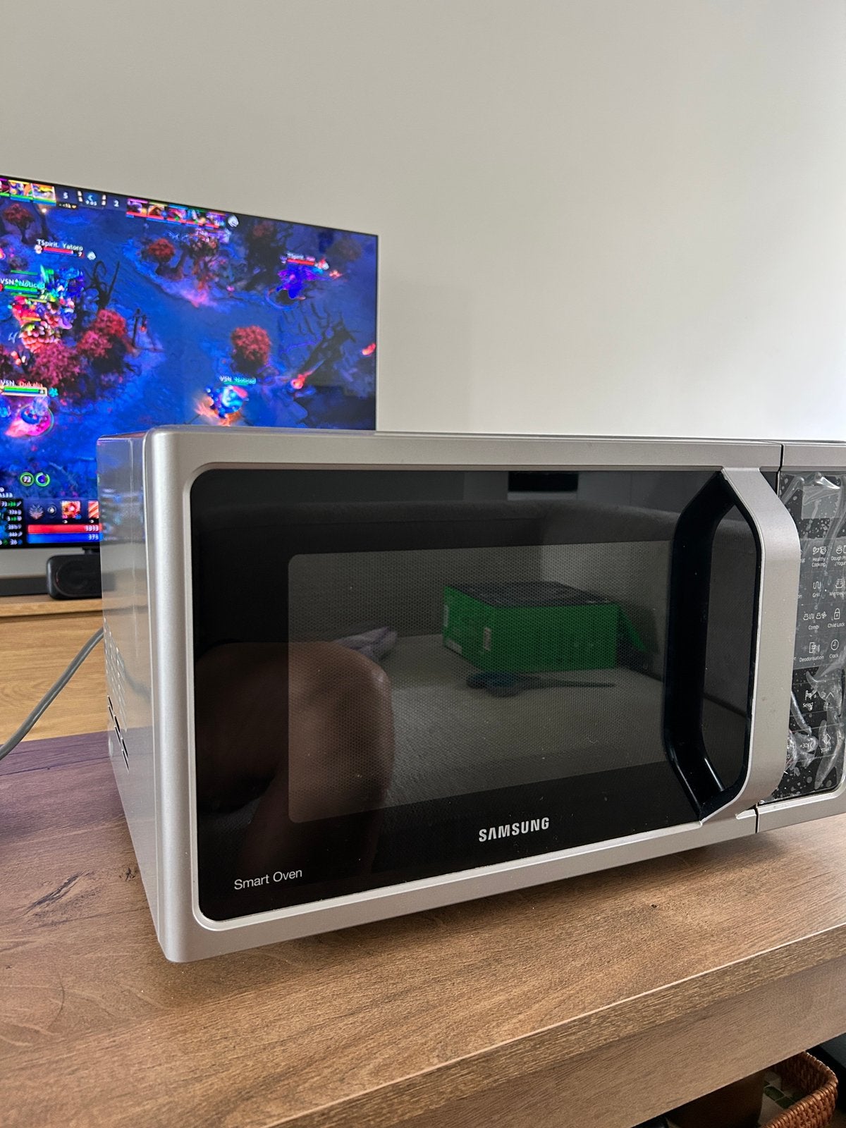 Samsung MC28H5013AK Combi Microwave / Oven 28L 900W, Electroménager, Fours, Enlèvement, Utilisé, 45 à 60 cm, Moins de 45 cm