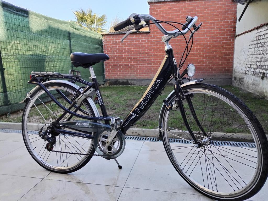 Norta Hybride Damesfiets, Ophalen, Zo goed als nieuw, Overige merken, Versnellingen