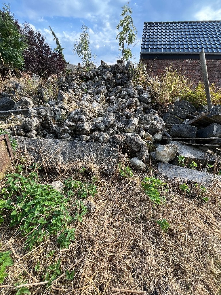 moellons et pierres bleues, Enlèvement, Utilisé, Pierres naturelles