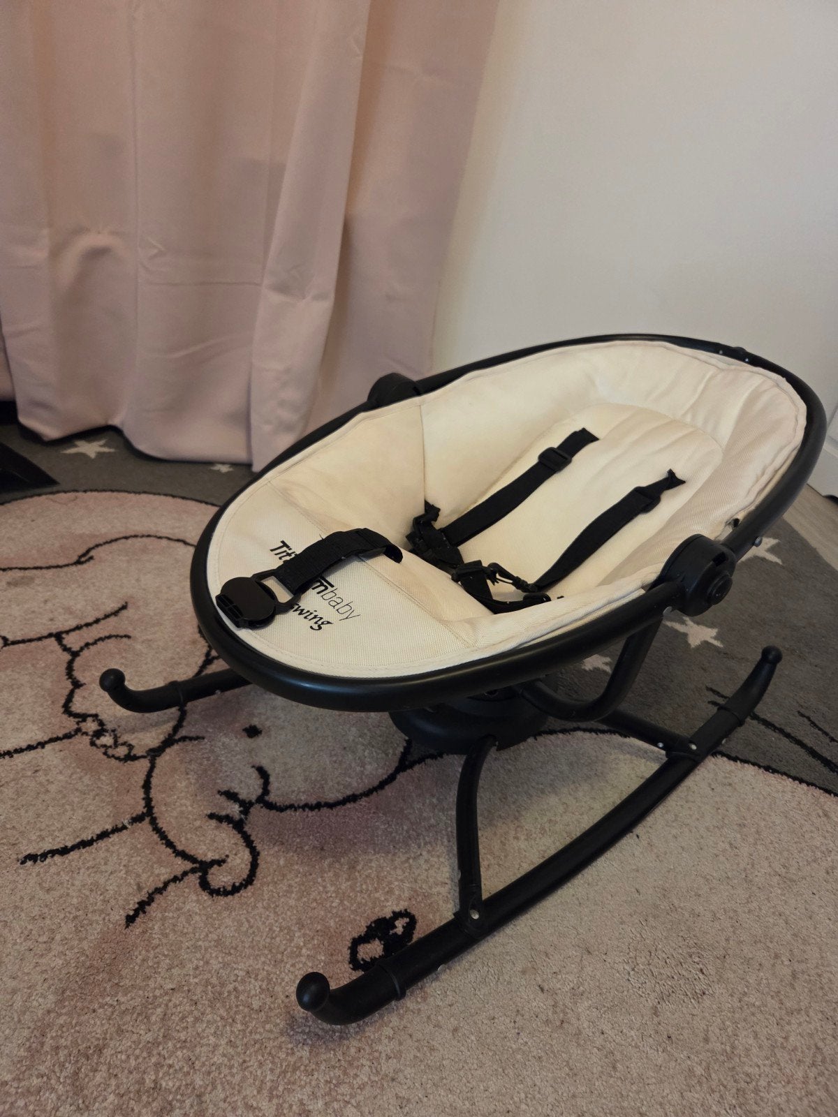 wipstoel titanium swing, Kinderen en Baby's, Wipstoel, Met gordel(s) of riempje(s), Zo goed als nieuw, Ophalen