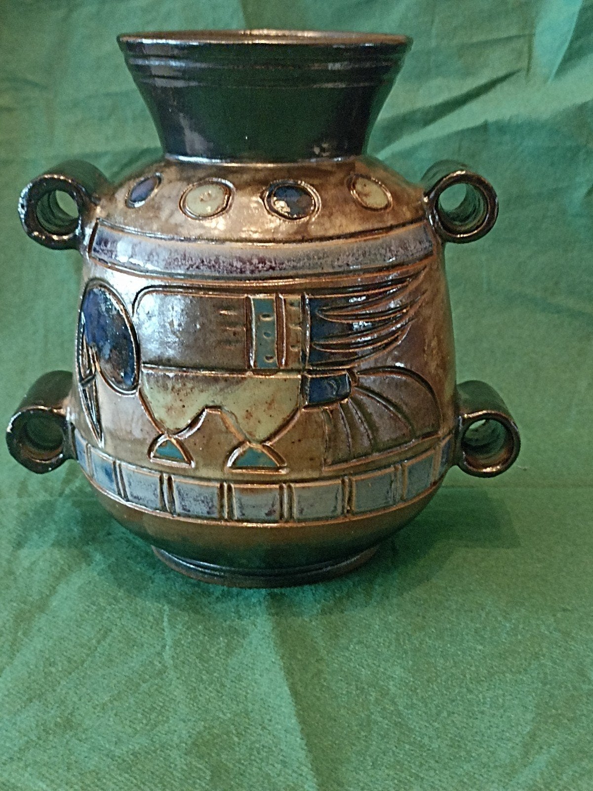 rare vase  a 4 anses  guerin, Antiquités & Art, Enlèvement