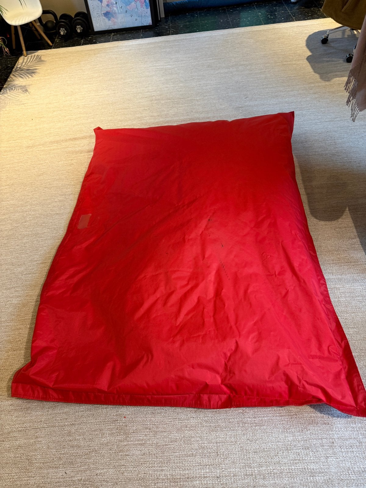 Fatboy zitzak xl, Huis en Inrichting, Ophalen, Gebruikt, Rood, Zitzak