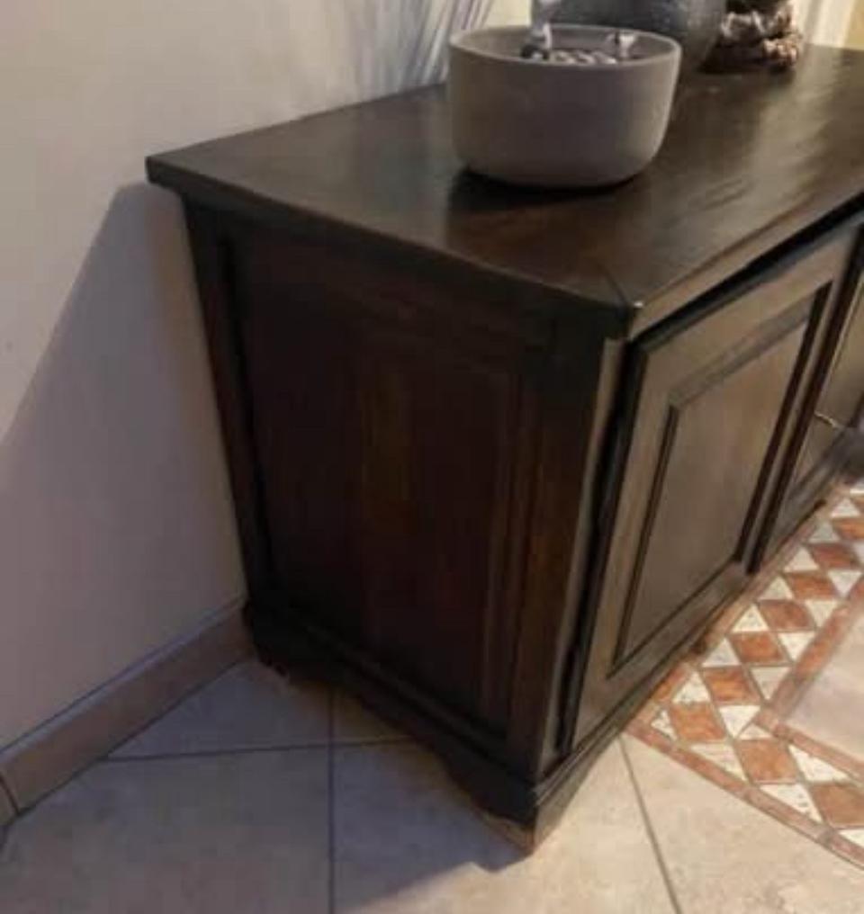Kast voor tv, Huis en Inrichting, Kasten | Dressoirs, Gebruikt, 100 tot 150 cm, Eikenhout, Ophalen