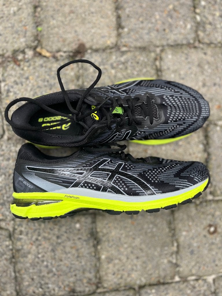 Asics GT-2000 8 hardloopschoen, zwart/grijs, Sport en Fitness, Hardloopschoenen, Ophalen of Verzenden, Zo goed als nieuw, Hardlopen
