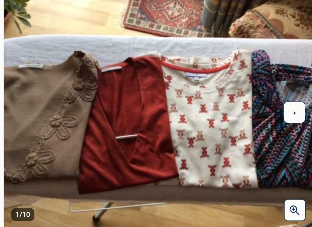 4 chemisiers/gilet taille S, Enlèvement ou Envoi, Comme neuf, Taille 36 (S)
