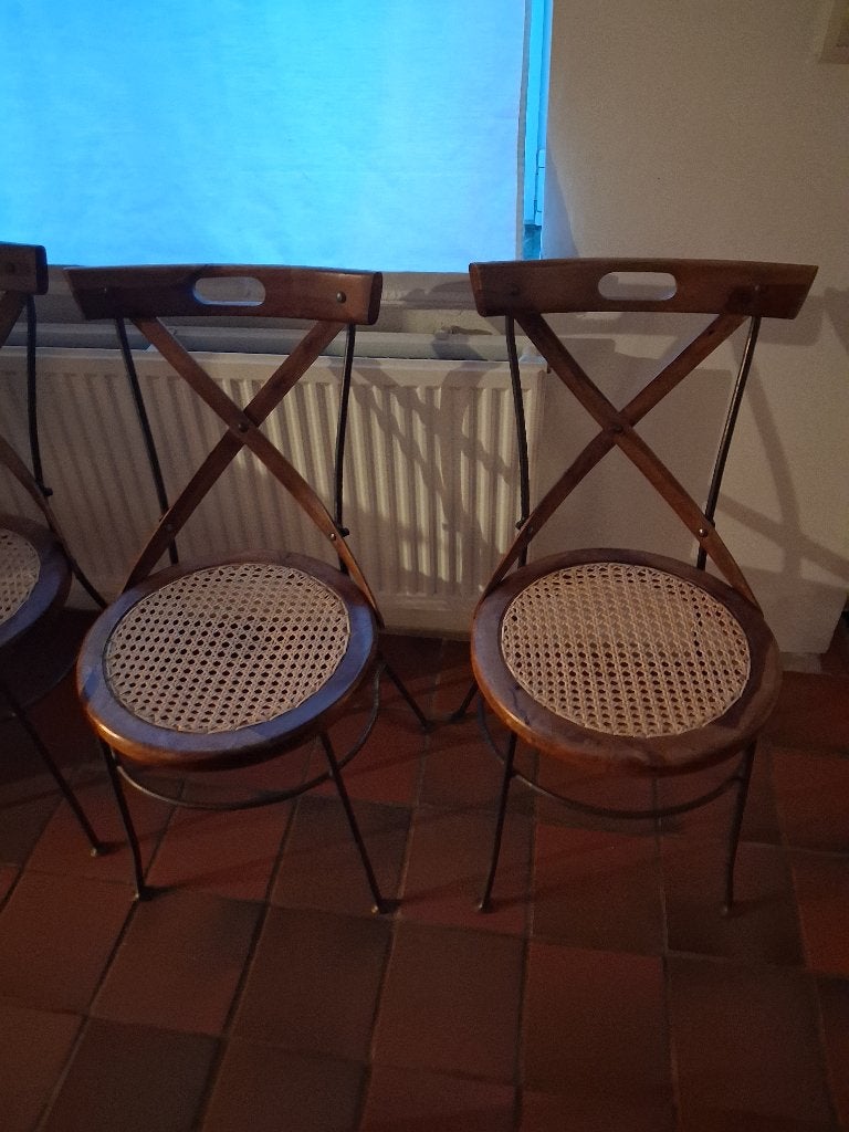 6 stoelen maison du monde, Ophalen, Minder dan 50 cm, Gebruikt, Eikenhout