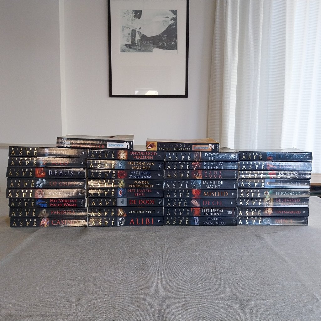 Boeken van Pieter Aspe, Ophalen, België, Pieter Aspe, Zo goed als nieuw