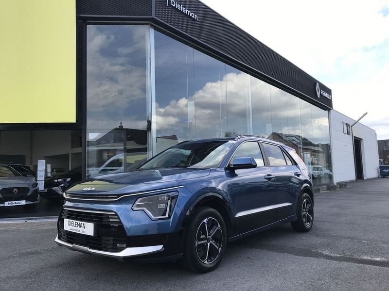 KIA Niro, Auto's, https://public.car-pass.be/vhr/746b2b32-0911-4cd4-931f-9182be73a639, Gebruikt, Zwart, Blauw