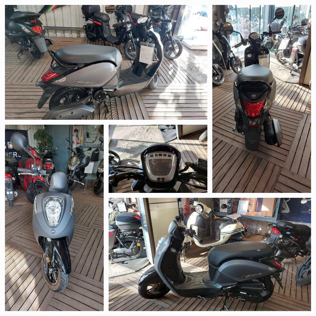 sym mio nieuwe scooter mat grijs A/B klasse 2399€, Vélos & Vélomoteurs, Scooters | SYM, Neuf, Mio, Essence, Enlèvement
