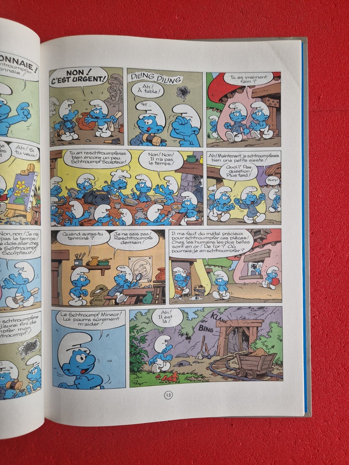 bd les schtroumpfs 16, Enlèvement ou Envoi