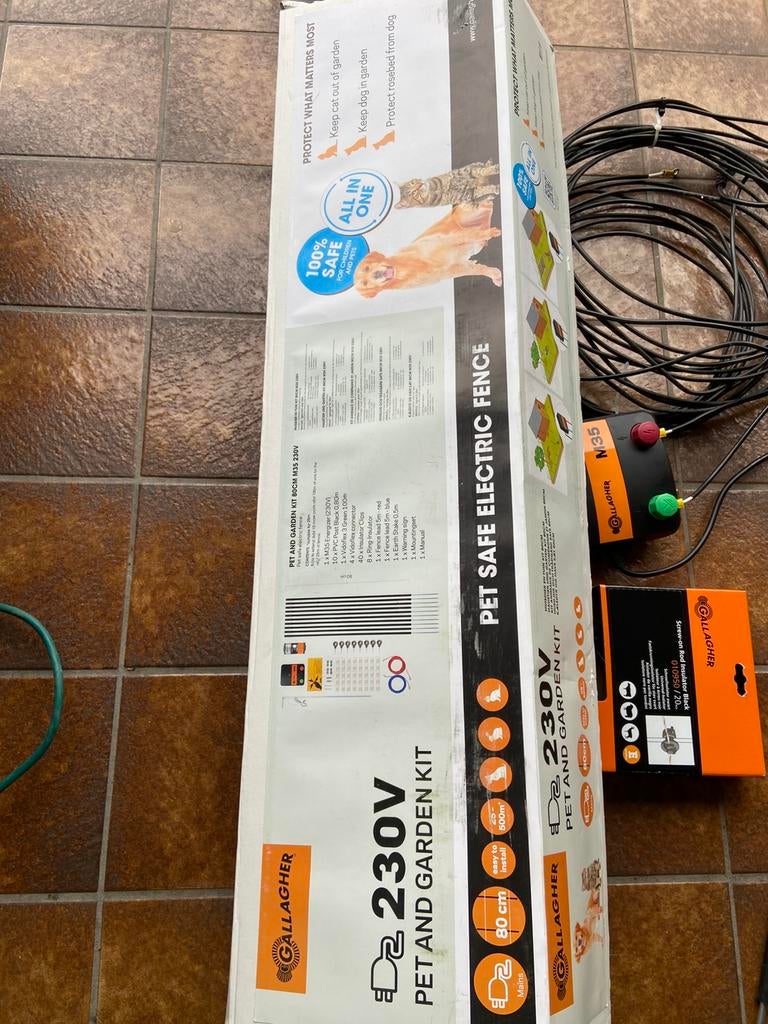 Schrikdraad kit Gallagher M35 230V, Dieren en Toebehoren, Honden-accessoires, Ophalen, Zo goed als nieuw
