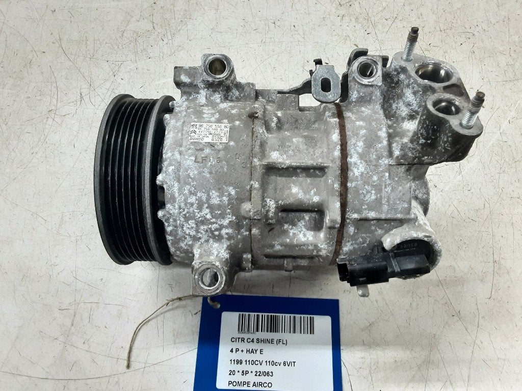COMPRESSEUR CLIMATISATION C4 Cactus (0B / 0P) (9675655880), Citroën, Kontakt-citroen@citroen.com, Utilisé, Citroën Deutschland GmbH