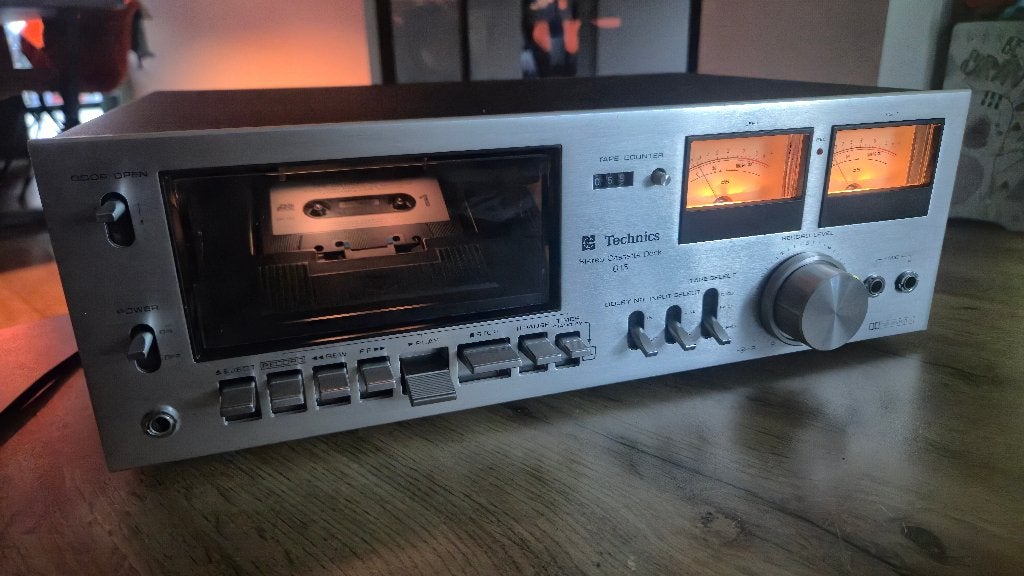 Technics RS-615 Cassettedeck Dolby B Vintage HiFi, Enlèvement ou Envoi, Simple, Autres marques, Auto-reverse