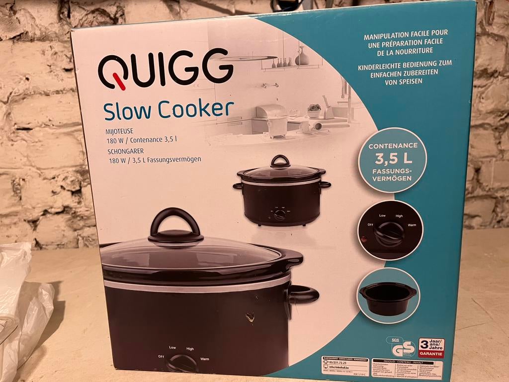 Slowcooker 3,5 liter, Ophalen of Verzenden, Zo goed als nieuw