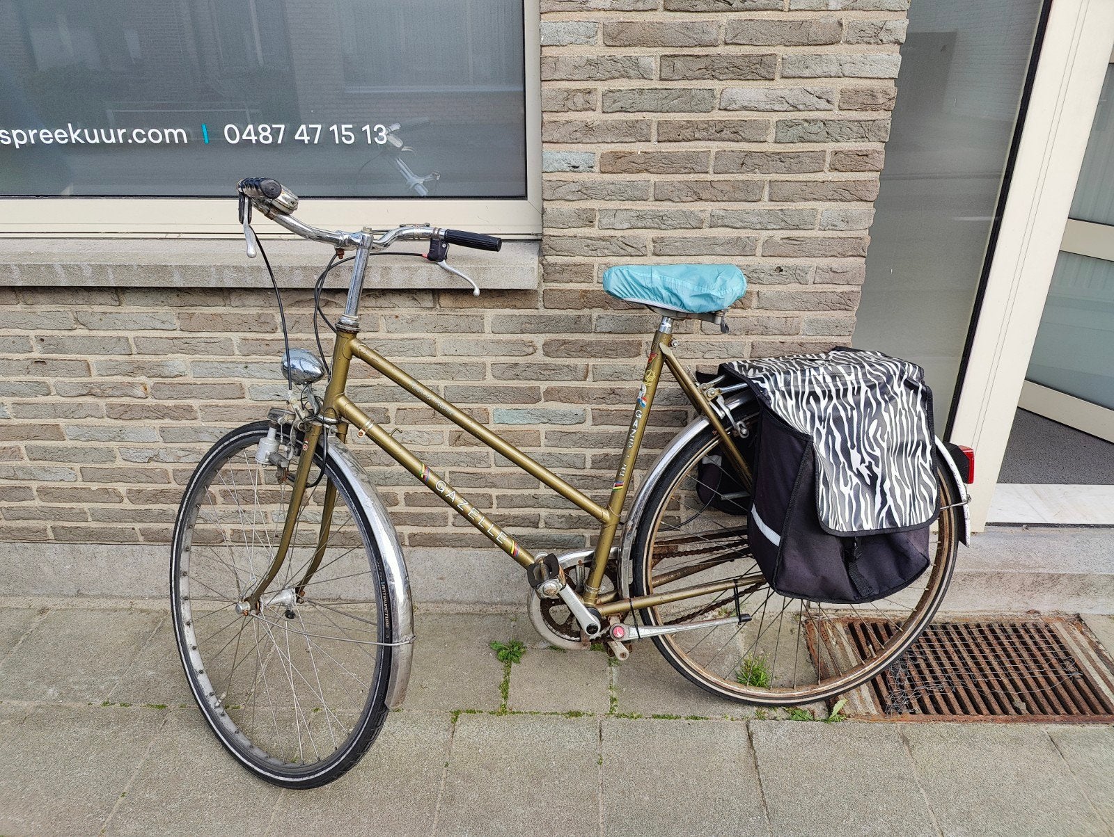 Gazelle damesfiets – rijklaar, inclusief fietstassen, Vélos & Vélomoteurs, Vélos | Ancêtres & Oldtimers, Enlèvement