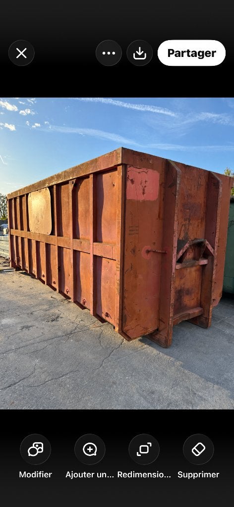Container 30m3, Enlèvement
