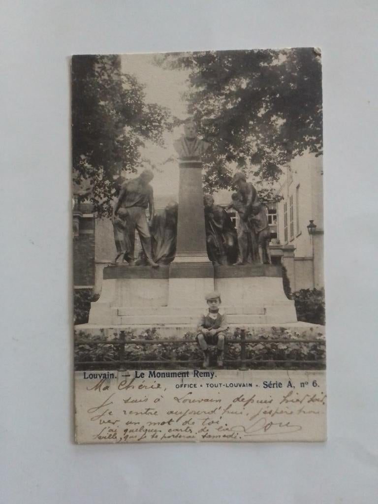 LOUVAIN 1902 LE MONUMENT RÉMY, Envoi, Avant 1920, Affranchie, Brabant Flamand