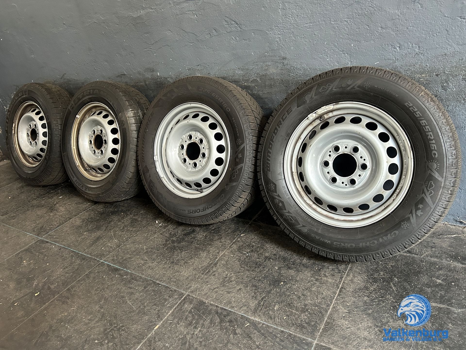 9-10mm! Originele Mercedes Sprinter B907 B910 16 inch stalen, Pneus et Jantes, 4 Saisons, 16 pouces, Utilisé