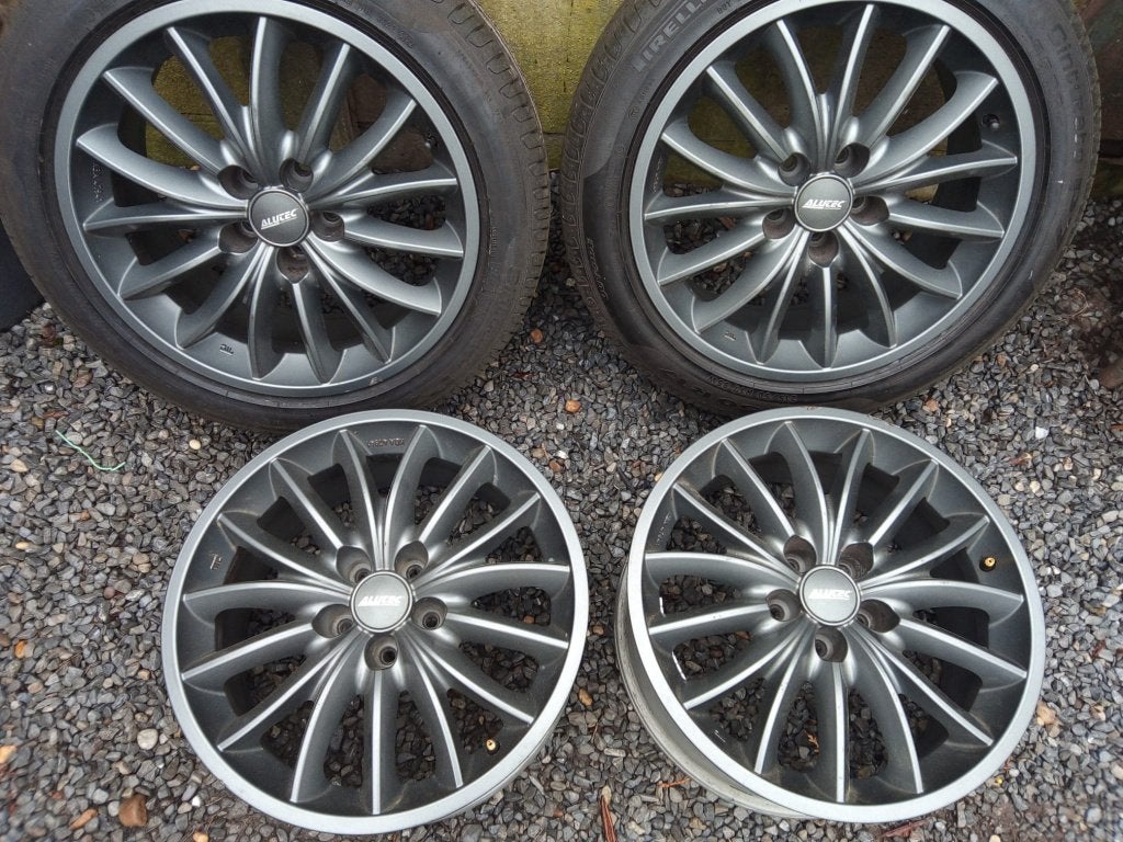 Twee sets velgen - Alutec en Opel, Auto-onderdelen, Banden en Velgen, Ophalen, Gebruikt, Overige maten, Velg(en)