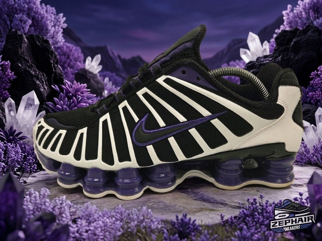 Nike Air Max Shox TL 'Persian Violet' EU42.5 2024, Nike, Porté, Baskets, Noir