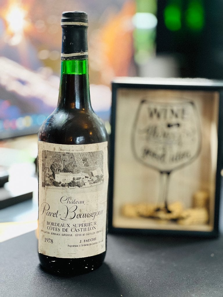 Bordeaux Superieur Cotes de Castillon 1978, Neuf, Enlèvement ou Envoi, Pleine, Vin rouge