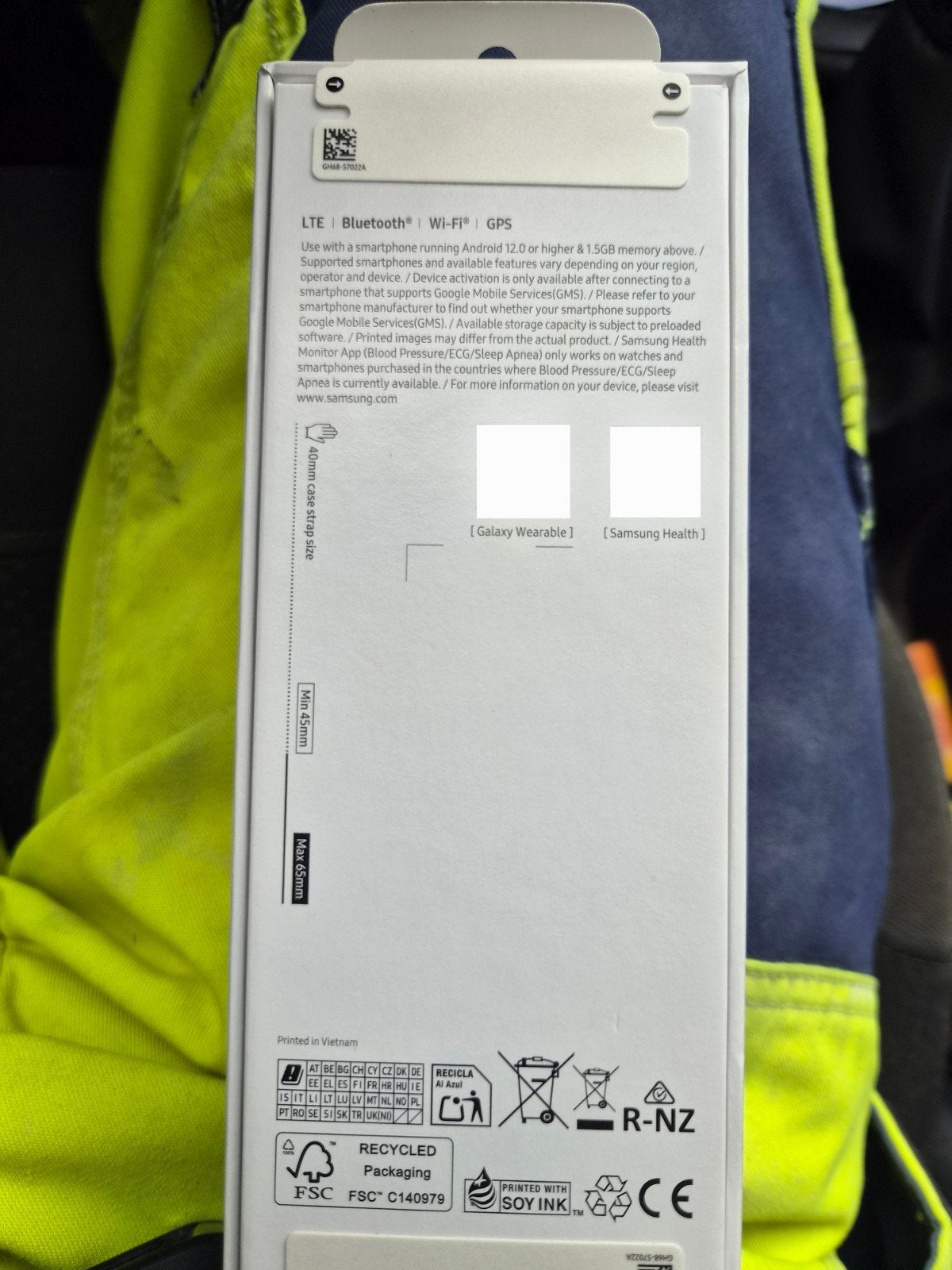 Montre Samsung Galaxy Watch 8 Neuve, Telecommunicatie, Ophalen, Nieuw, Zwart