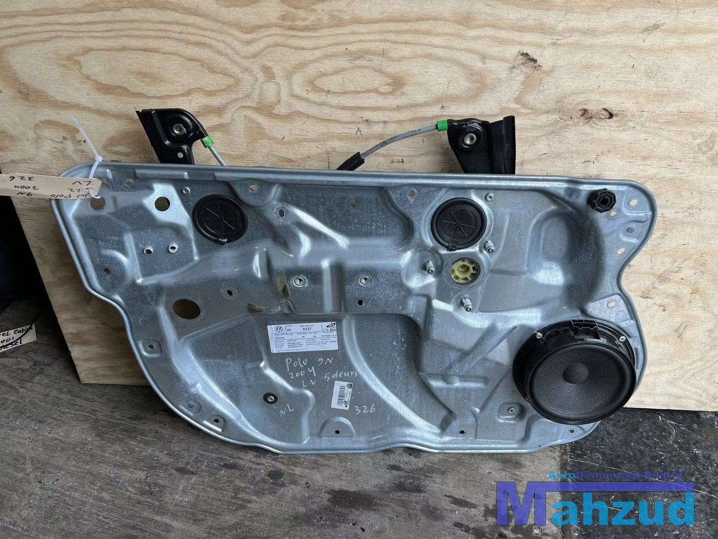 VW POLO 9N 9N2 9N3 Links voor raam mechaniek mechanisme 2003, Gebruikt, Volkswagen, Volkswagen AG, Vw@volkswagen.de