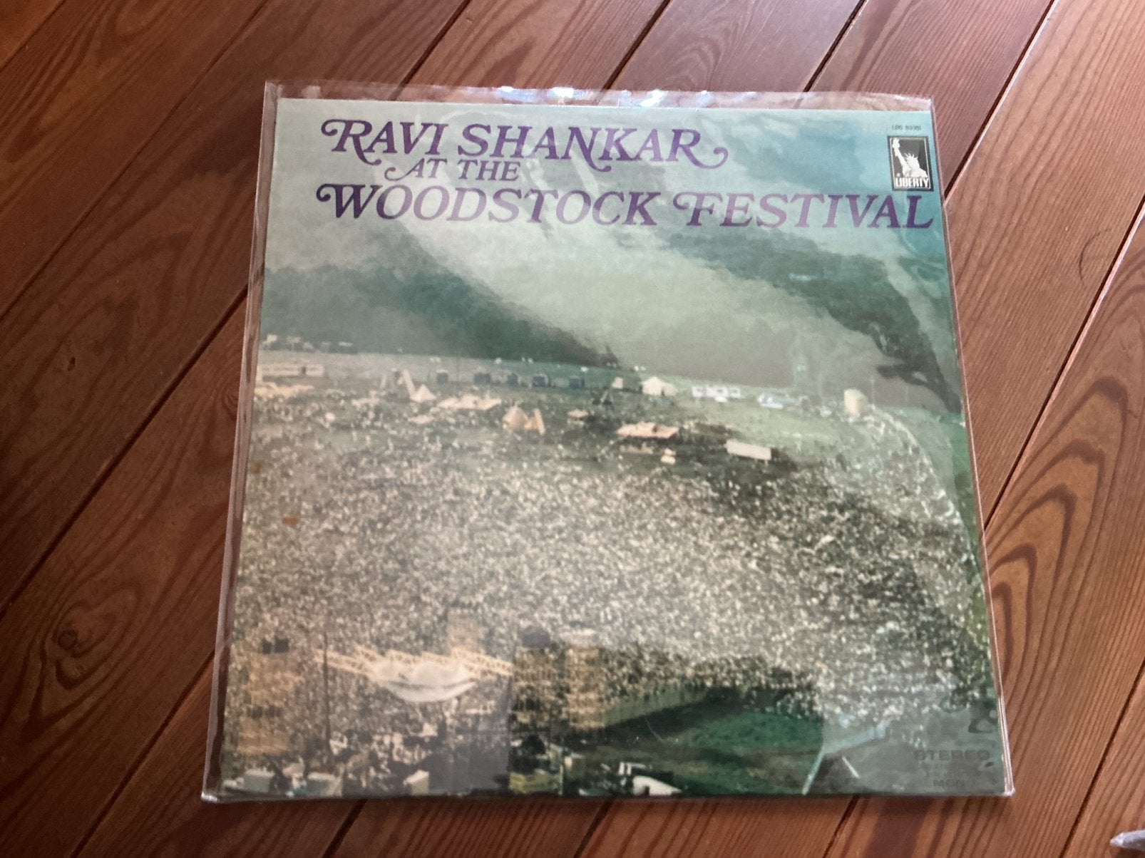 LP Ravi Shankar - at the Woodstock festival, Cd's en Dvd's, Ophalen of Verzenden, Gebruikt, LP