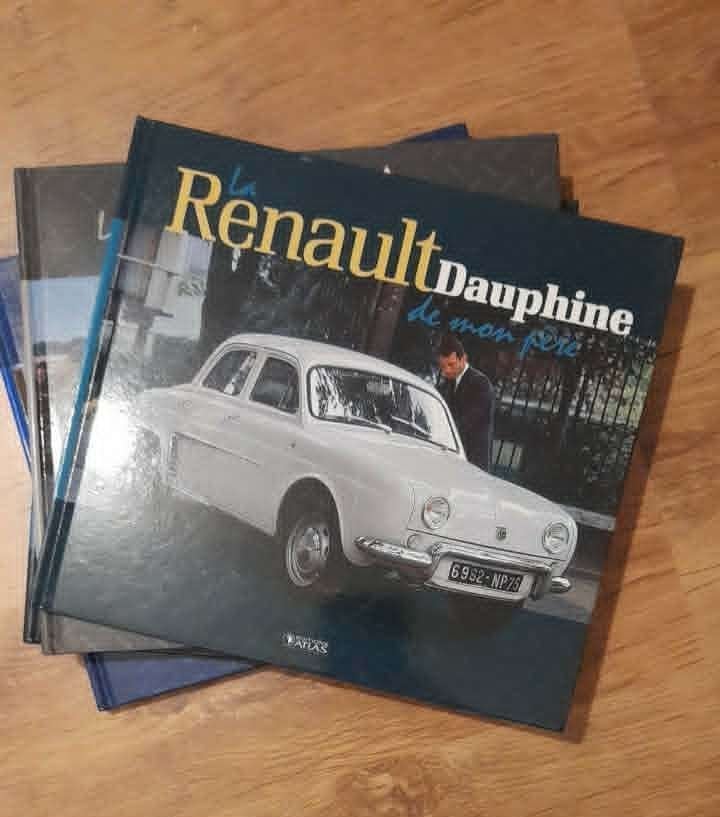 LOT DE 4 LIVRES LA RENAULT DE MON PERE  (ATLAS), Boeken, Auto's | Boeken, Ophalen of Verzenden, Zo goed als nieuw, Renault