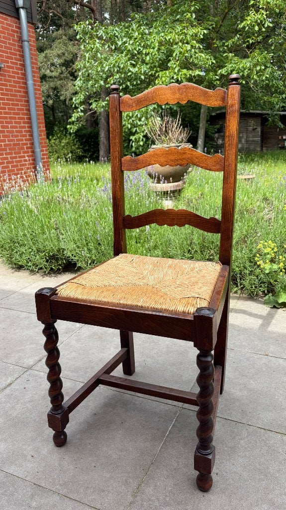 Stoelen, Huis en Inrichting, Stoelen, Ophalen, Gebruikt, Bruin, Hout