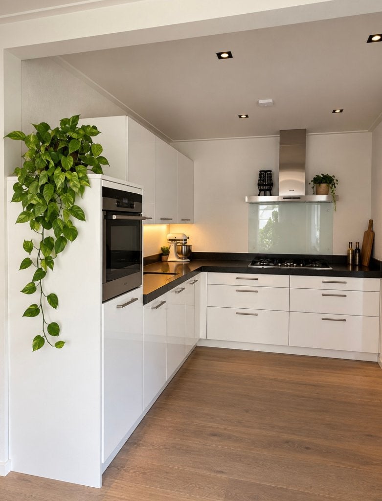 ✨ COIN CUISINE MODERNE AVEC APPAREILS ÉLECTROMÉNAGERS ✨, Maison & Meubles, Sans poignée, Enlèvement ou Envoi, Granit ou Pierre